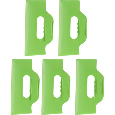 Ensemble de 5 spatules à mastic de 25 cm (10 pouces) en plastique flexible pour le rebouchage et la peinture des cloisons sèches