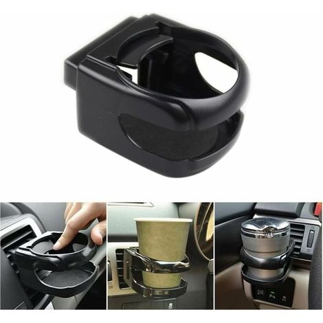 2 pièces porte-gobelet de voiture, porte-gobelet universel de voiture, porte-gobelet réglable de voiture A/C ventilé, support de bouteille eau, porte-gobelet (1/5)