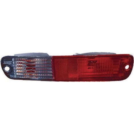 Feu arrière gauche sur pare-choc rouge/blanc Mitsubishi Pajero (V6W-V7W) 2003-2006