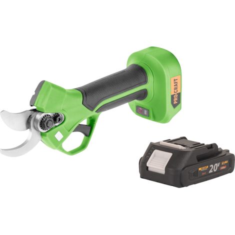 Sécateur sans fil Procraft ES22Libb 20 V 25 mm Brushless + 1x batterie 2,0 Ah - sans chargeur (1/5)