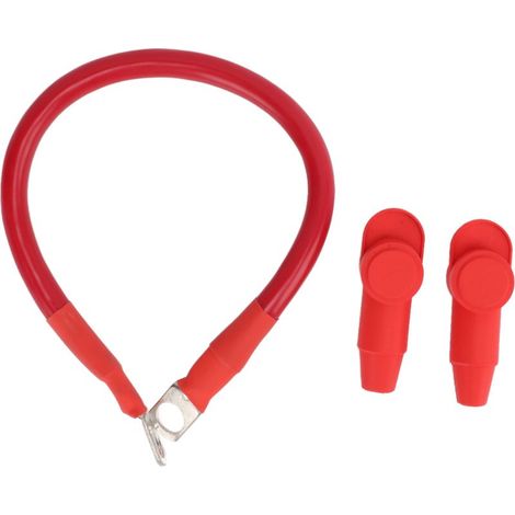 Fil de masse 4AWG rouge, robuste et souple, résistant à l'usure et aux hautes températures, câble de batterie pour camping-cars, bateaux, voitures (1/5)