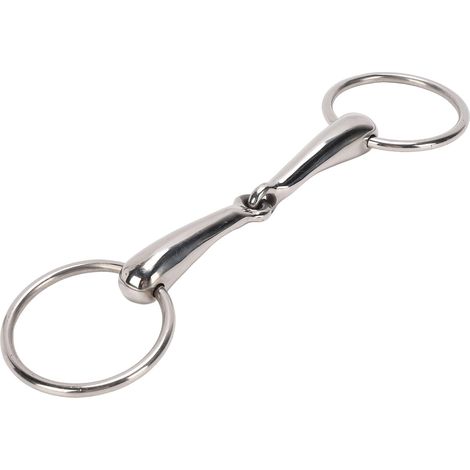 Mors de cheval de 290 mm de longueur, en acier inoxydable, pour prévenir les morsures à la ferme. (1/5)