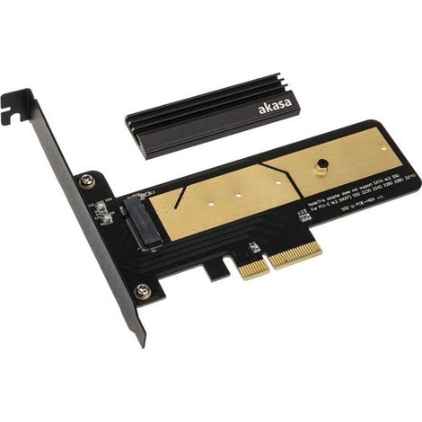 Adaptador Akasa M.2 PCIe 3.0 x4 NVMe a PCIe x4 - M.2