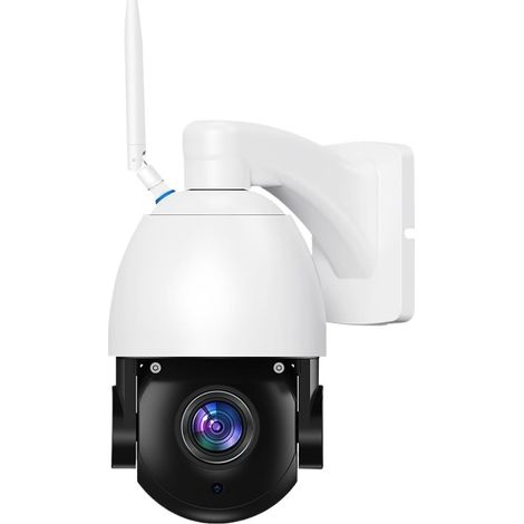 Caméra IP extérieure 4K HD 8 MP avec Zoom Optique 50x, Suivi Humain IA, Vision Nocturne Infrarouge jusqu'à 100 m et Surveillance P2P.(8MP NO SD Card) (1/5)