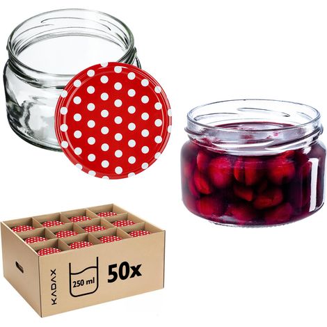 KADAX Glas Klara 250ml fi82 TO-250/1 Packung mit 50 Stück (1/5)