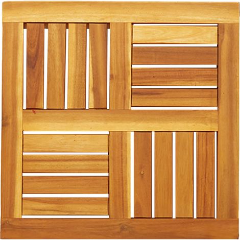 Dessus de table  Dessus de bureau  Plateau de table 50x50x2 cm carré bois massif d'acacia