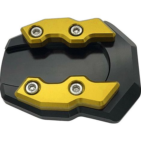 (SANS LOGO Or) Compatible avec les motos HONDA PCX125, PCX 125, 150, PCX150 et PCX160. Béquille latérale CNC, extension et support pour une meilleure stabilité. (1/4)