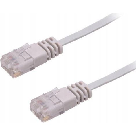 MicroConnect U/UTP CAT6 0,50M Grigio Piatto, V-UTP6005-FLAT