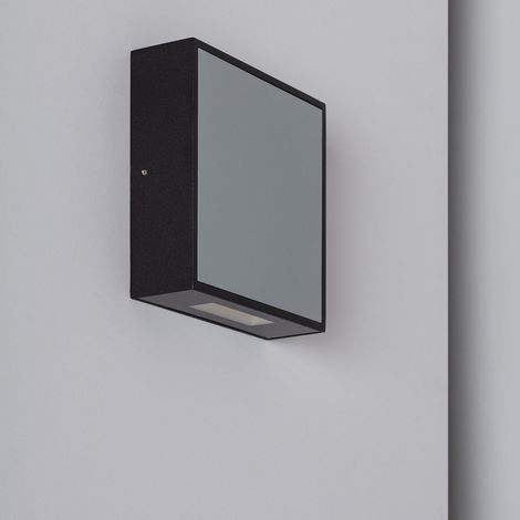 Applique da Parete per Esterni LED 6W Alluminio Roma Grigio 3000K Bianco Caldo (1/5)