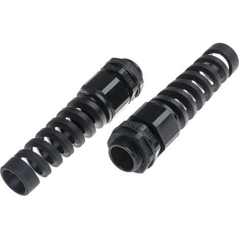 Presse-étoupe M25 en Nylon 66 pour câble de 13mm à 18mm, avec contre-écrous, IP68 ( Prix pour Paquet de 10 )