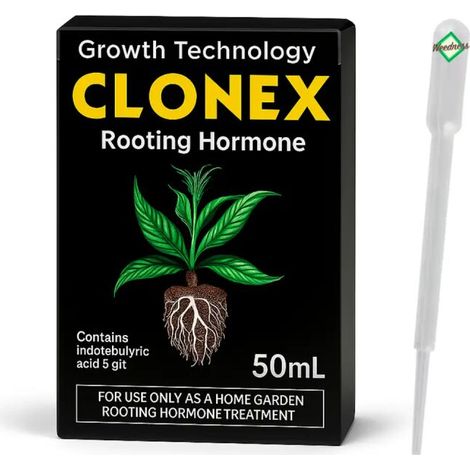 Clonex Wurzelgel 50 ml Stecklingshormon Bewurzelung Wurzelstimulator Stecklinge (1/5)