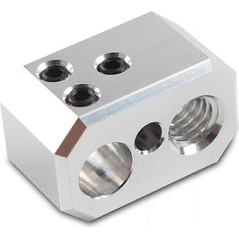 Pièces de buse en acier trempé pour hotend Prusa avec élément chauffant (1/5)