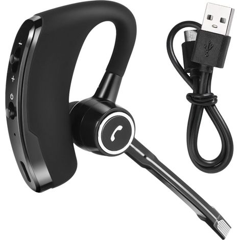 Écouteurs Bluetooth TWS sans Fil avec Crochet d'Oreille, Son HiFi Basse Profonde pour Usage Professionnel (1/5)