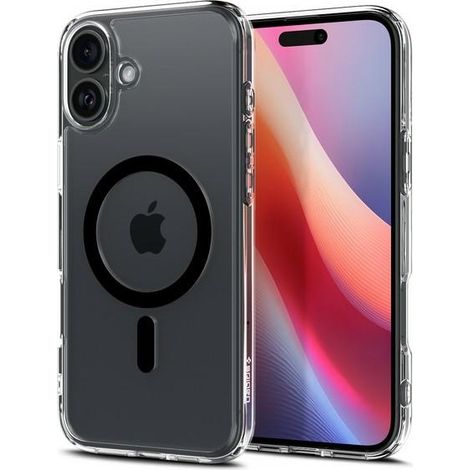 Custodia Spigen Ultra Hybrid MagSafe per iPhone 16 da 6,1" nera (1/5)