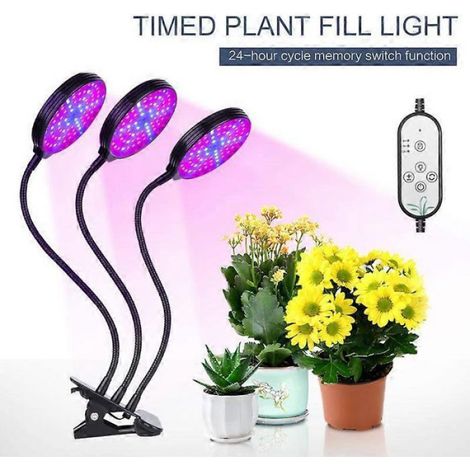 Lampe De Culture LED - Spectre Complet Pour Croissance Et Floraison - Double Tête - Alimentation USB - 15 W (1/5)