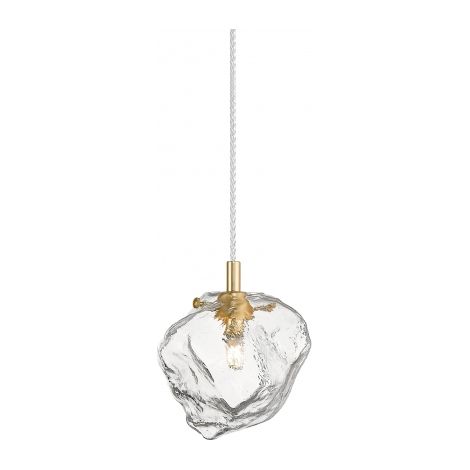 Zumaline ROCK Plafoniera a sospensione sottile, oro, 1x G9