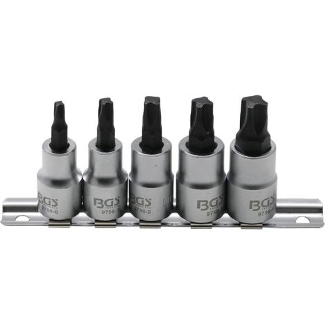 Juego de llaves de vaso BGS TECHNIC para MTS Mortorq - 10mm (3/8") - MTS0/MTS04 - 5 piezas - 9756 (1/2)