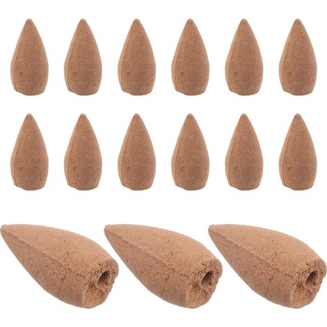 Cônes de Parfum à Reflux 40 Pièces Boîte Bois de Santal Parfum Maison (1/5)