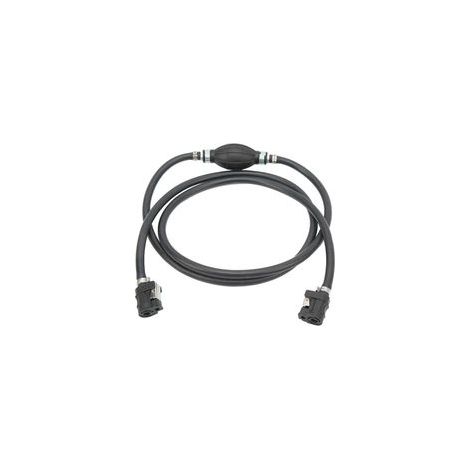 Tuyau de carburant noir résistant au vieillissement, tuyau de carburant à haut débit de 8mm, anti-fuite, pour moteur hors-bord marin de camping-car (1/5)