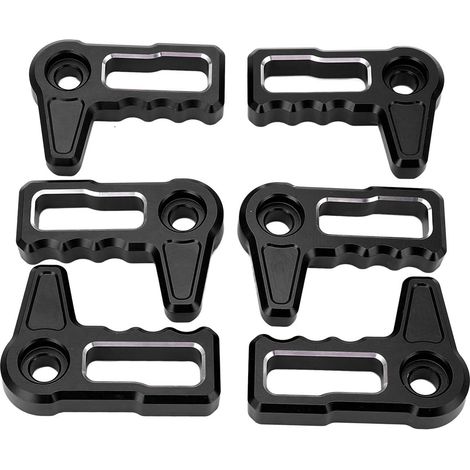 Maniglia di ricambio per la rimozione del tettuccio rigido, 6 pezzi, per Jeep Wrangler JL JLU Gladiator JT 4xe nera (1/5)