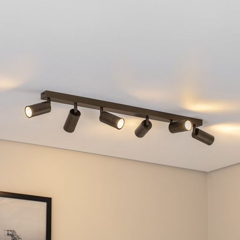 [GEBRAUCHT] B-Ware Luminex Link Deckenstrahler Strahler titan-goldfarben Länge 90 cm 6-flammig Spot (1/2)