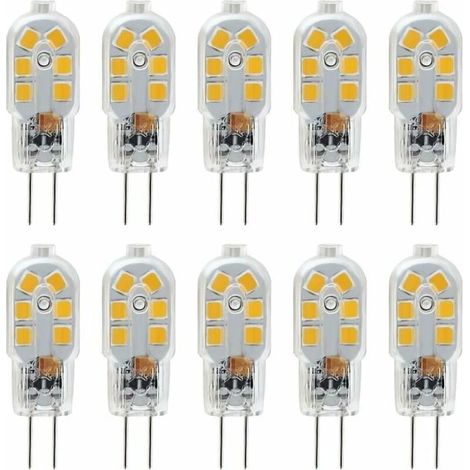 Filiyano-Ampoule LED NA/12V G4, 1 W équivalent à une ampoule halogène de 10 W, 200 lm sans scintillement (1/4)