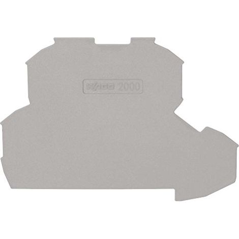 Wago 2000-2291 Endplatte grau 25 Stück (1/3)