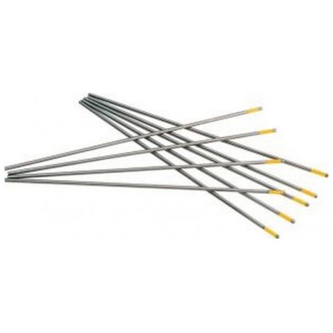 Electrode en tungstène couleur dorée, Ø : 1,6 mm (Par 10)