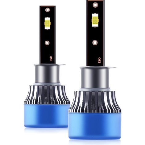 x 50W 9005/HB3 LED-Autolampen, Komplett-Umrüstsatz, IP68 wasserdichte Autoscheinwerfer