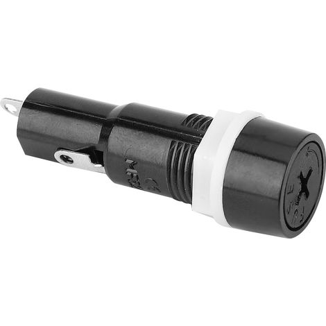 20 Stück Sicherungshalter MF-527 5x20mm Sicherungsgehäuse Schwarz Sicherungsschutzgehäuse (1/5)