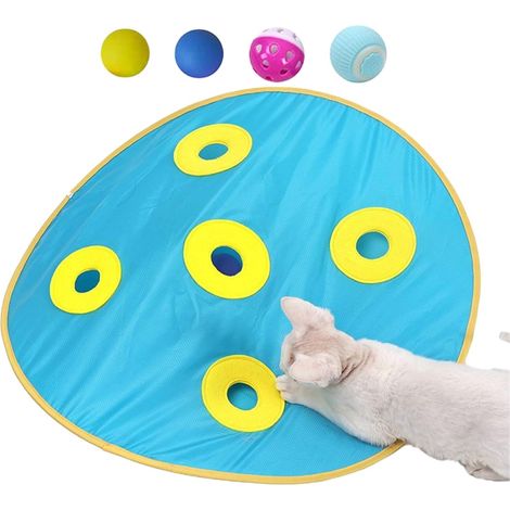 Jouet pour Chat - Couverture Anti - Ennui pour Chats D'Intérieur avec 4 (1/5)