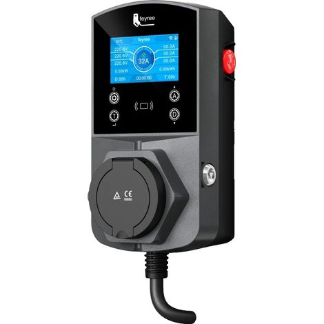 Chargeur EV, Charge intelligente 22kW, Design étanche, Prise de charge Ver. (1/2)