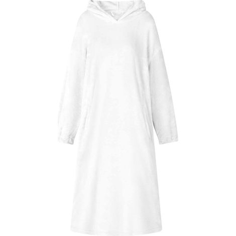 Teenpull – Decken-Hoodie Weiß S Flanell (1/5)