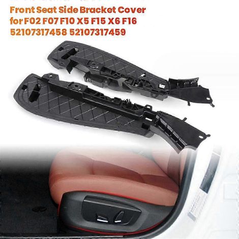 par de cubiertas de soporte lateral del asiento delantero para F02 F07 F10 X5 F15 X6 F16 52107317458 52107317459 Embellecedor de soporte exterior del asiento hwyNO.1088 (1/4)