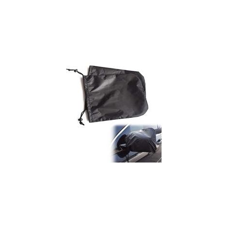 Voiture Côté Miroir Neige Housse,Housse De Protection Pour Rétroviseur Extérieur,Housse De Rétroviseur Latéral De Voiture,Housse de Rétroviseur,Sac de Protection pour Rétroviseur,1 Paire, Noir (1/5)
