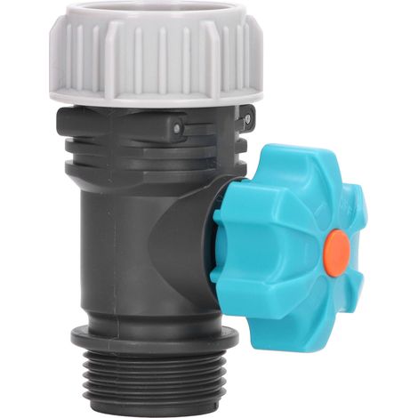 Valvola a sfera di regolazione G3/4. Funzionamento flessibile. Impugnatura salda. Garantisce una nebulizzazione ottimale. Adatta per l'irrigazione del giardino. (1/5)