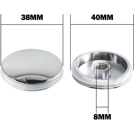 Couvercle de bonde à bouton-poussoir escamotable entièrement en cuivre, panneau en forme de champignon, couvercle étanche, couvercle de baignoire, couvercle d'évier, accessoires de bonde (1/5)