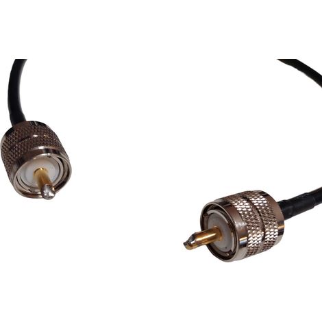 Verlängerungskabel RG58 UHF-Stecker / UHF-Stecker 50 cm (1/2)