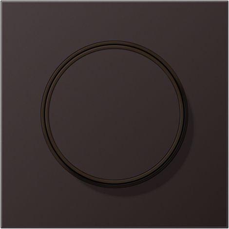 Jung Tapa con mando giratorio 1 vez, aluminio lacado, serie LS, dark AL 1740 D