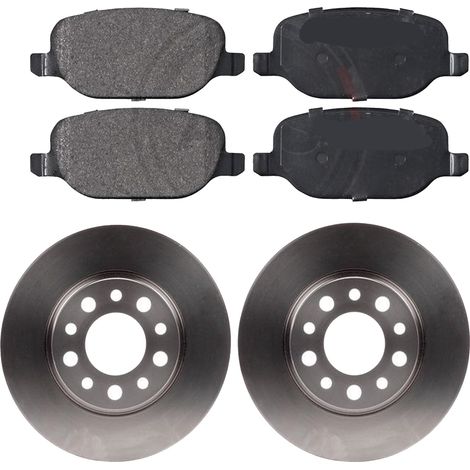 KIT FRENI POSTERIORI compatibile con Alfa Romeo 159 - DISCHI + PASTIGLIE OEM: FDB1796 / DDF1450 , DDF1452 /SOSTITUZIONE DIRETTA/BASSA POLVERE/SILENZIOSO