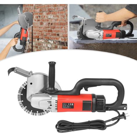 Gojoy – Disqueuse à béton électrique – Profondeur de coupe 68mm – Diamètre de lame 21cm – Moteur 5200W pour coupes précises béton et maçonnerie