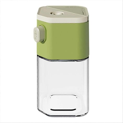 Nachfüllbare Pfeffermühle, Gewürzflasche für die Küche, Grillgewürzglas, Gewürzspender, grüne Gewürzflasche für Küche und Haushalt (1/5)