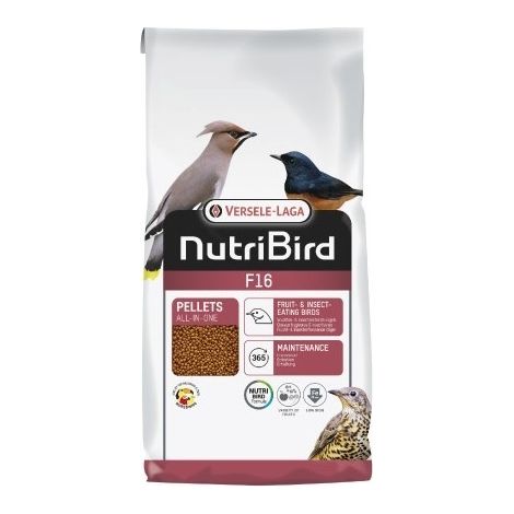 Nutribird F16 Food per uccelli insettivori e frugivori, 10 kg
