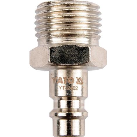 RACCORD RAPIDE MÂLE YATO FILETAGE EXTERNE 1/2"" 2402