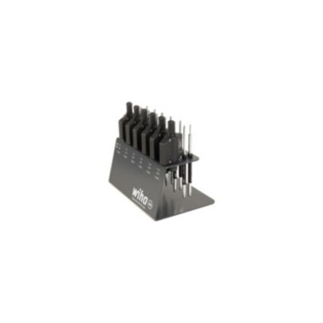 Wiha Tournevis dynamométrique avec poignée à clé Set easyTorque Key TX, TXPlus 19 pièces limiteur de couple préréglé sur support d’établi (47197) (1/5)