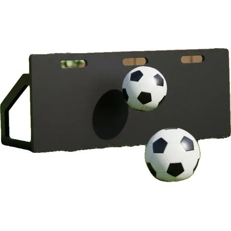Mesa de rebote para fútbol, ​​diseño portátil, ángulos ajustables, verde militar (1/2)