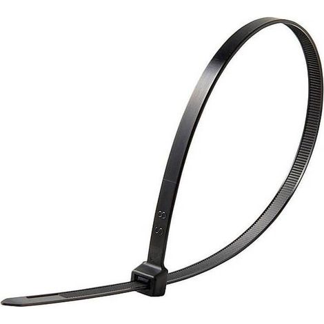 Colliers Électricien Lot de 100 - 4,5x200 mm - Noir - Résistants et Pratiques - D-Work