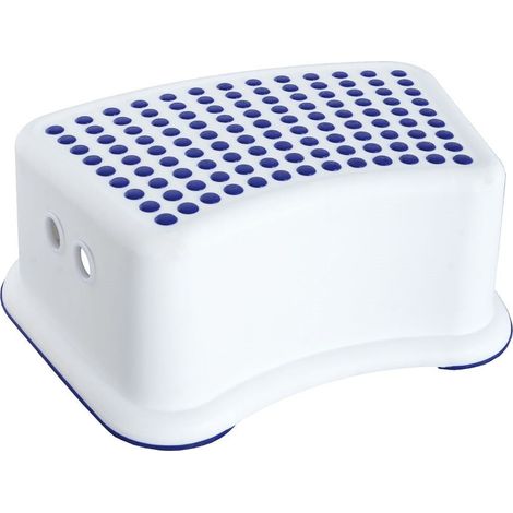 Taburete con protección antideslizante para baños y habitaciones infantiles.