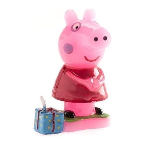 Candela 3D a forma di torta di Peppa Pig (1/2)