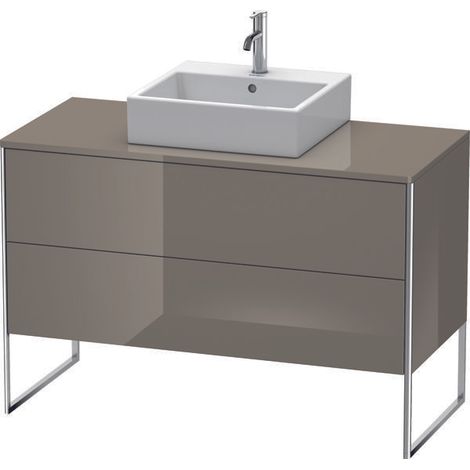 Meuble sous-lavabo Duravit XSquare 120,0 x 54,8 cm, 2 tiroirs, (1/2)